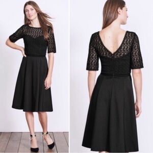 New Boden Black Lace Bodice Dress
Size 12R